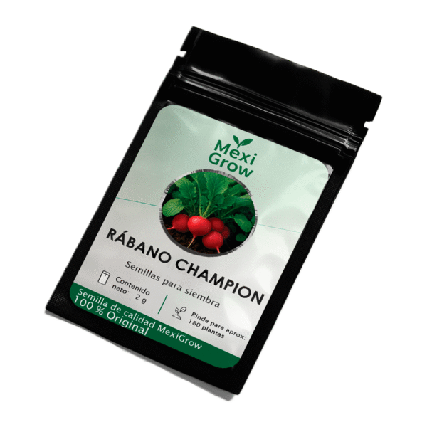 Rábano Champion – Semilla Premium seleccionada por MexiGrow