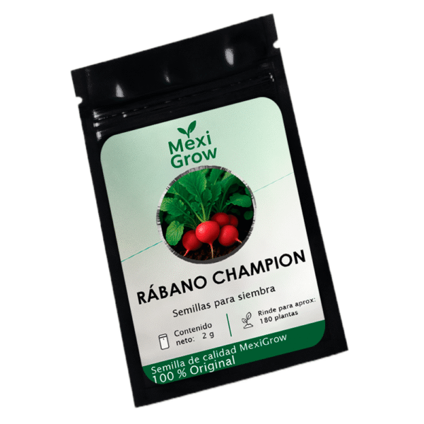 Rábano Champion – Semilla Premium seleccionada por MexiGrow