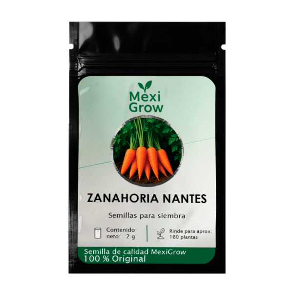 Zanahoria Nantes – Semilla Premium seleccionada por MexiGrow