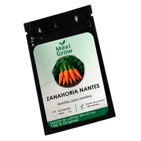 Zanahoria Nantes – Semilla Premium seleccionada por MexiGrow