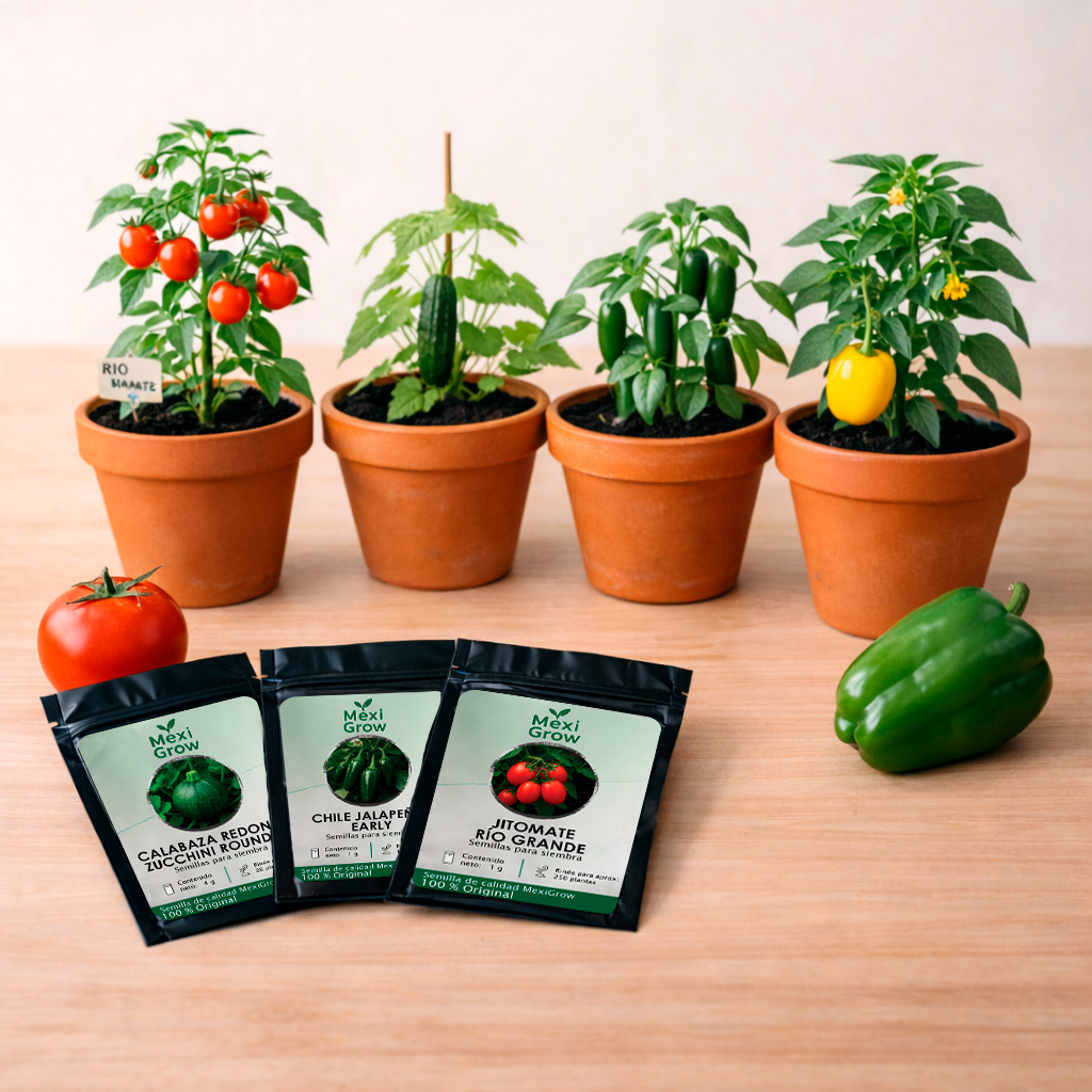 Calabaza Redonda Zucchini Round Westar – Semilla Premium seleccionada por MexiGrow