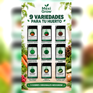 Kit Huerto Completo MexiGrow | 9 Semillas + Envío Gratis